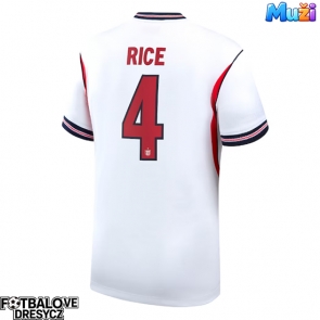 Anglie Declan Rice #4 Domácí Dres MS 2026 Krátký Rukáv